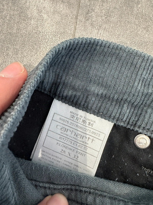 Like New Carhartt Baggy Corduroy Cargo Carpenter Jeans Pants w28