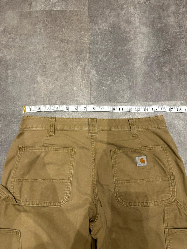 Carhartt Baggy Single Knee Cargo Carpenter Jeans Pants Brown w32