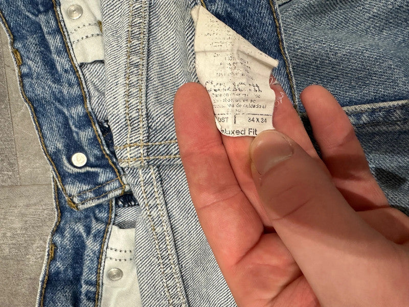 Carhartt Baggy B140 DST Single Knee Cargo Carpenter Jeans Pants w34