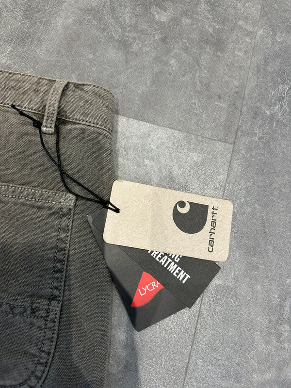 Brand New Carhartt Baggy Single Knee Cargo Carpenter Jeans Washed Grey w30