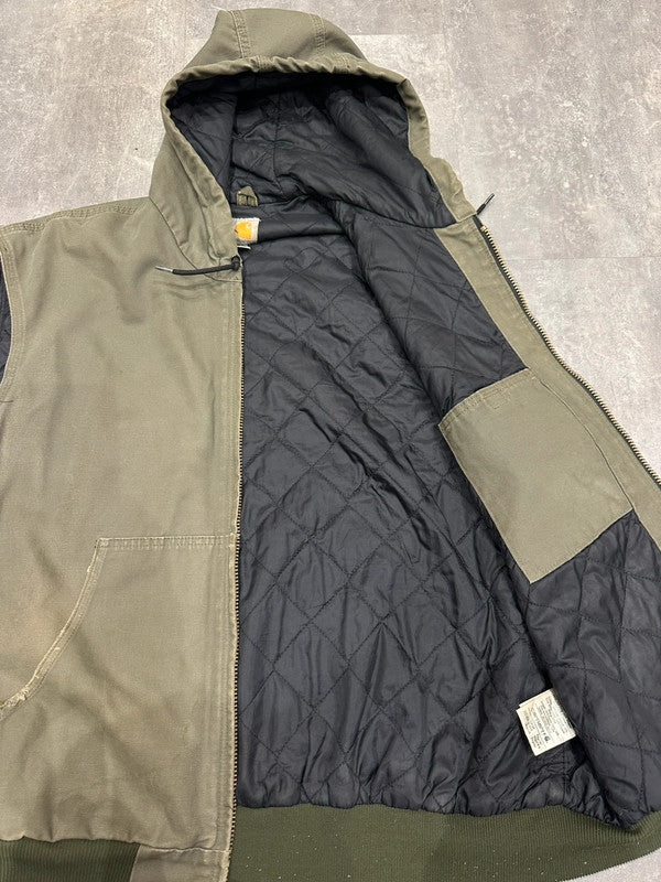 Rare Carhartt J280 MOS Hooded Duck Canvas Active Jacket Gilet Tac Vest L