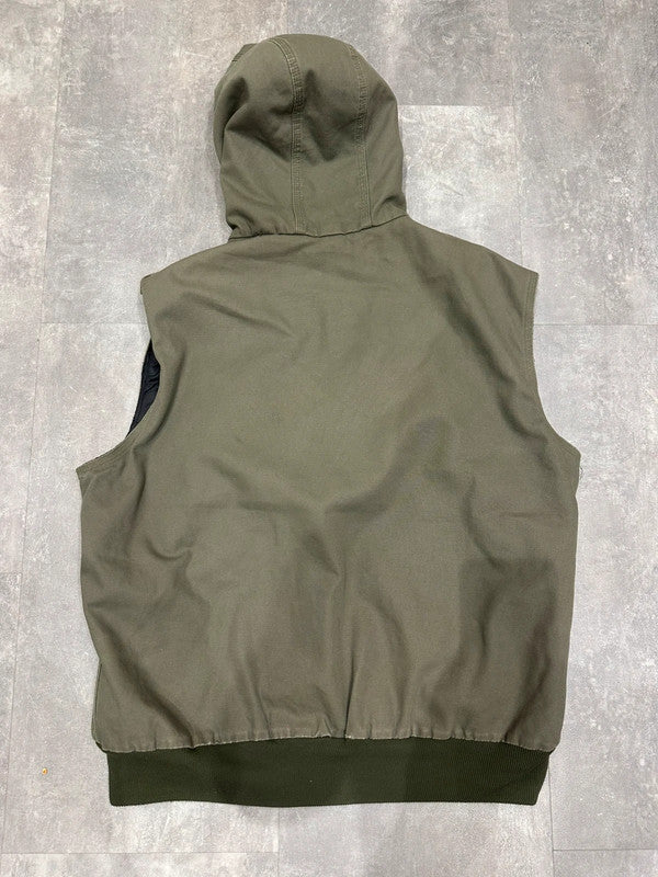 Rare Carhartt J280 MOS Hooded Duck Canvas Active Jacket Gilet Tac Vest L
