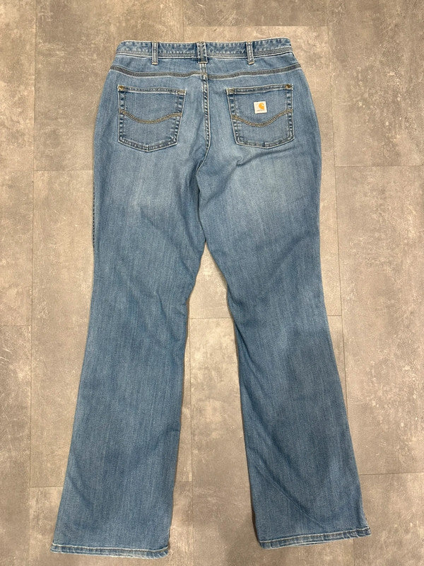 Carhartt Baggy Single Knee Cargo Carpenter Jeans Pants w30