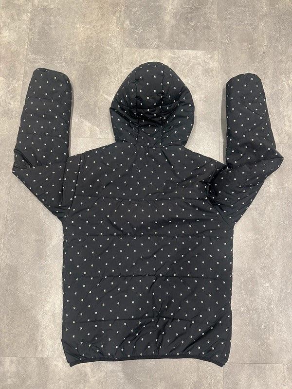 Like New Rare Carhartt Multilogo Hooded Puffer Jacket Coat S