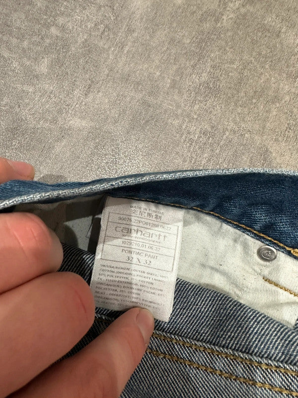 Carhartt Baggy ‘Pontiac Pant’ Single Knee Cargo Carpenter Jeans w32