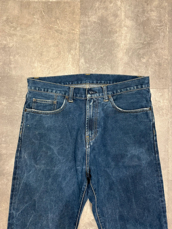 Carhartt Baggy ‘Pontiac Pant’ Single Knee Cargo Carpenter Jeans w32