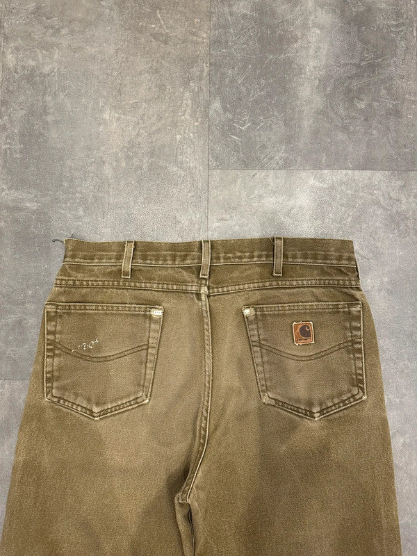 Carhartt Baggy B161 BRK Single Knee Cargo Carpenter Jeans Pants w34