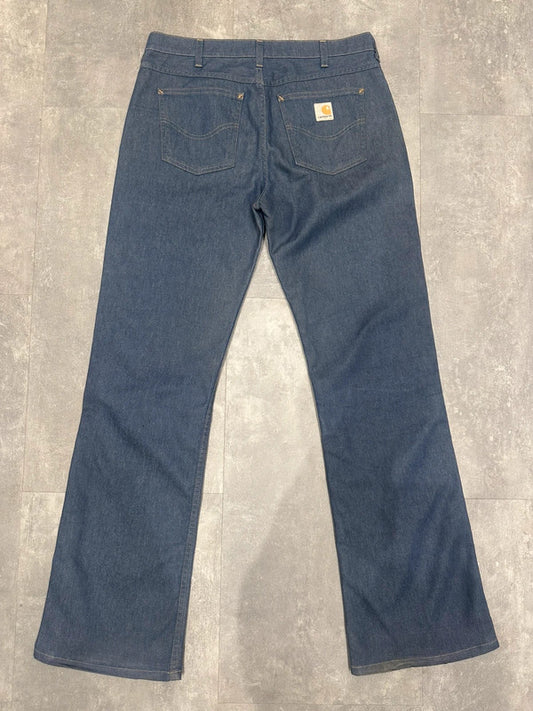 Vintage (Aug 2001) Carhartt Baggy Western Pant Single Knee Cargo Carpenter Jeans w30