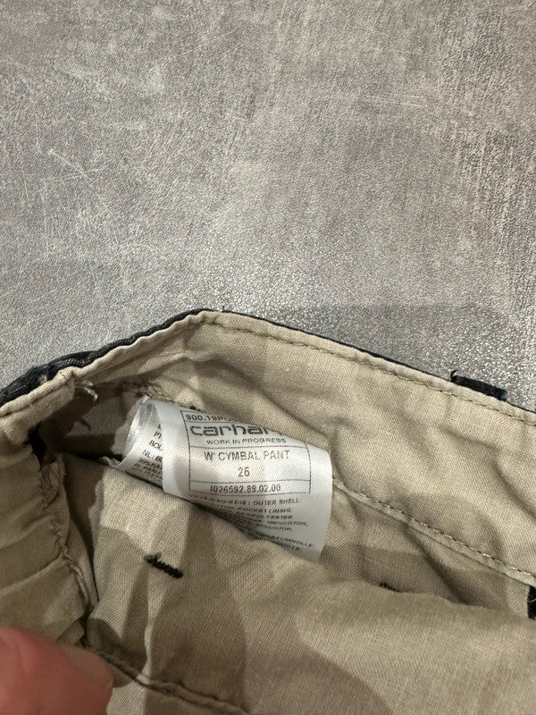 Carhartt Baggy Cymbal Pant Single Knee Cargo Carpenter Jeans Pants w26