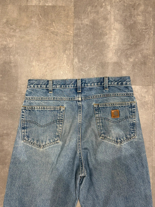 Carhartt Baggy B140 DST Single Knee Cargo Carpenter Jeans Pants w34