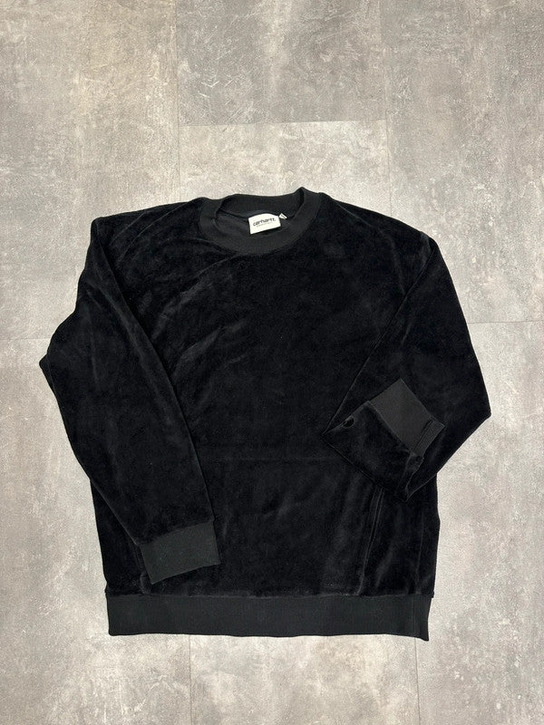 Carhartt Velour Velvet Chase Silverton Crew Sweat S