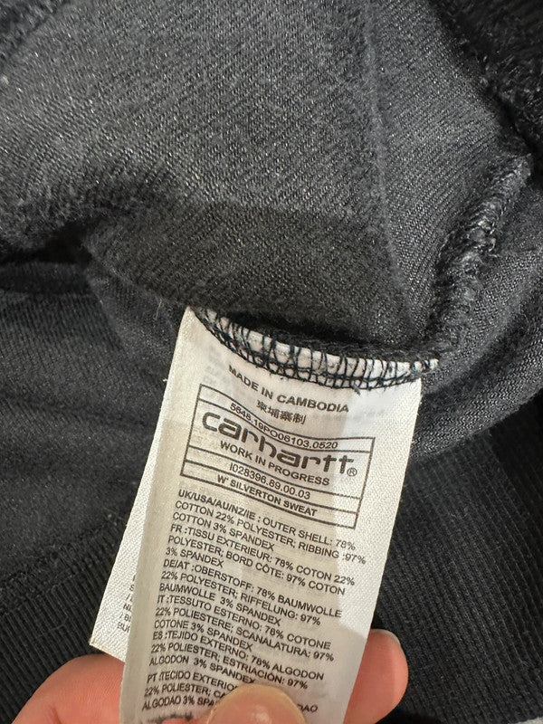 Carhartt Velour Velvet Chase Silverton Crew Sweat S