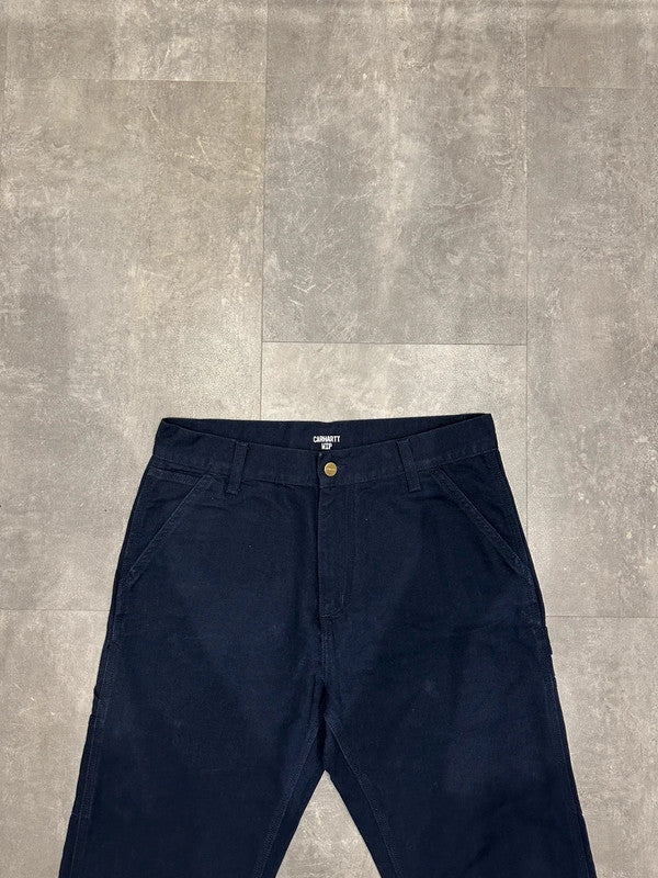 Brand New Carhartt Baggy Ruck Single Knee Cargo Carpenter Jeans Pants Navy w30