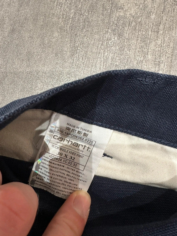Brand New Carhartt Baggy Ruck Single Knee Cargo Carpenter Jeans Pants Navy w30