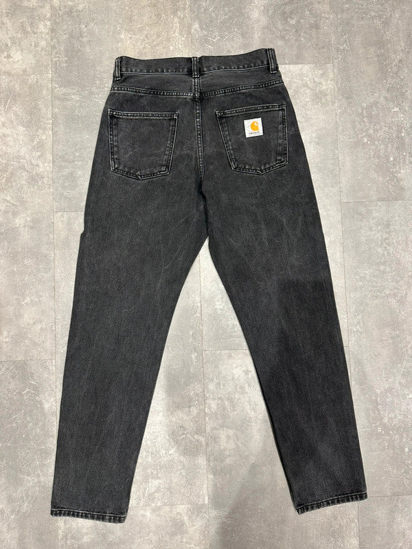 Carhartt Baggy Single Knee Landon Brandon Newel Pant Carpenter Jeans Black Grey  w28