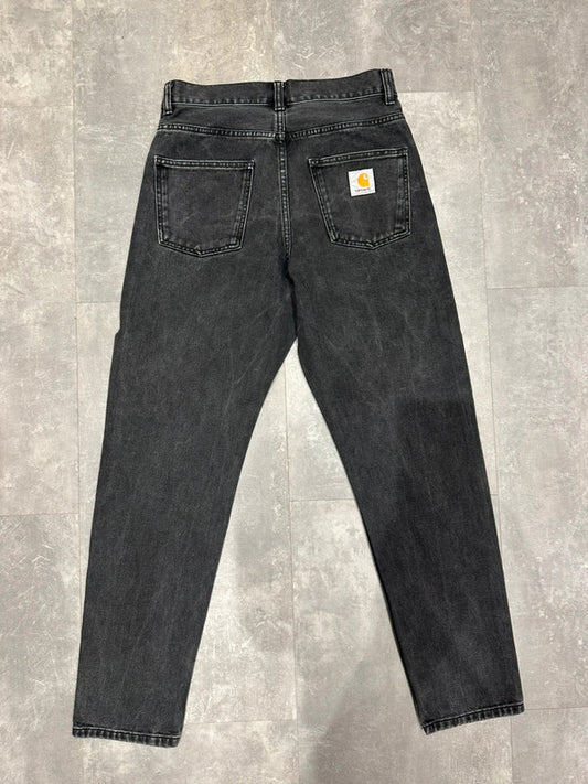 Carhartt Baggy Single Knee Landon Brandon Newel Pant Carpenter Jeans Black Grey  w28