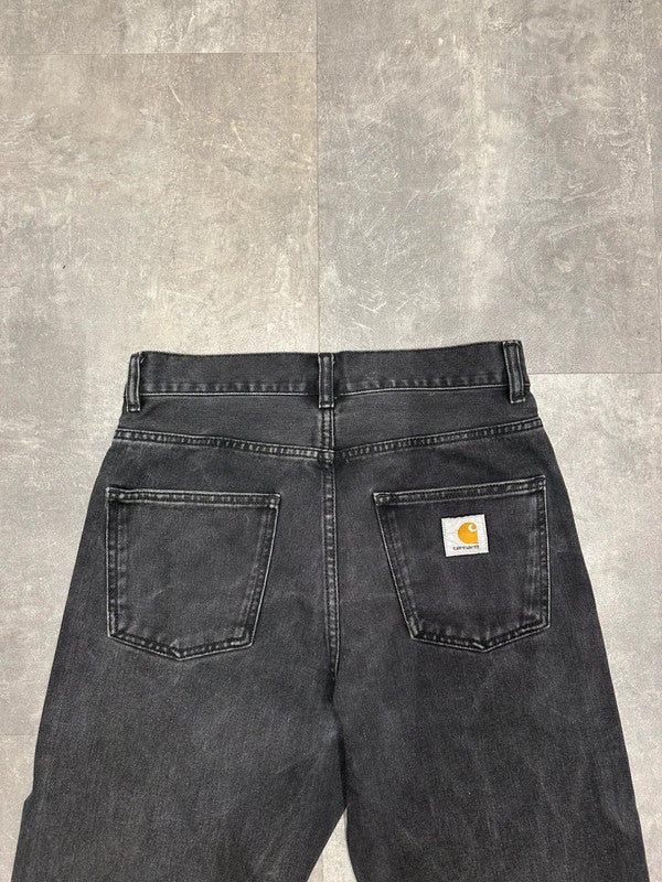 Carhartt Baggy Single Knee Landon Brandon Newel Pant Carpenter Jeans Black Grey  w28