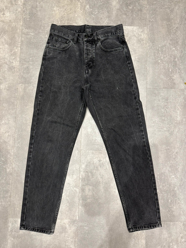 Carhartt Baggy Single Knee Landon Brandon Newel Pant Carpenter Jeans Black Grey  w28