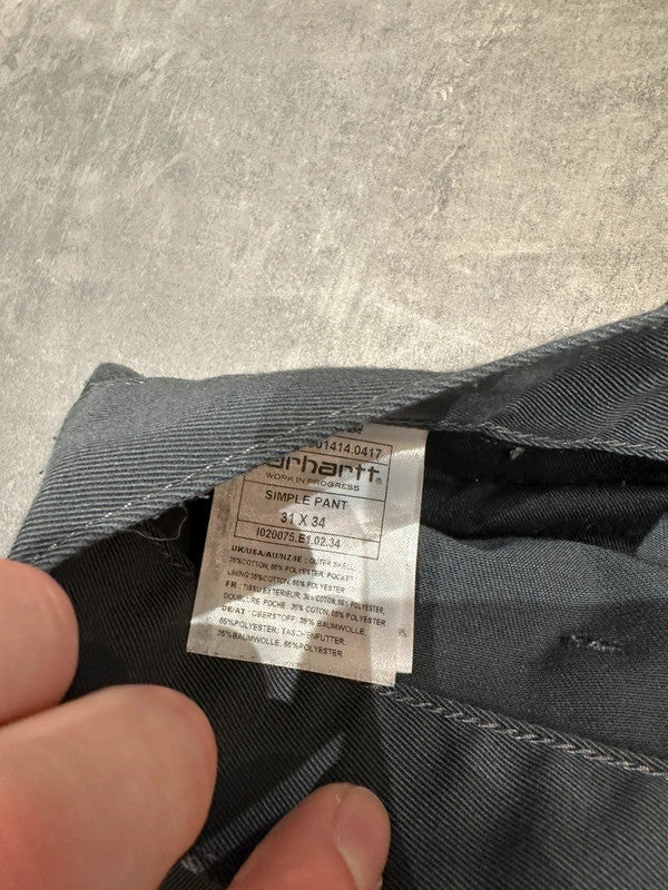 Carhartt Baggy Single Knee Simple Pant Cargo Carpenter Jeans w30