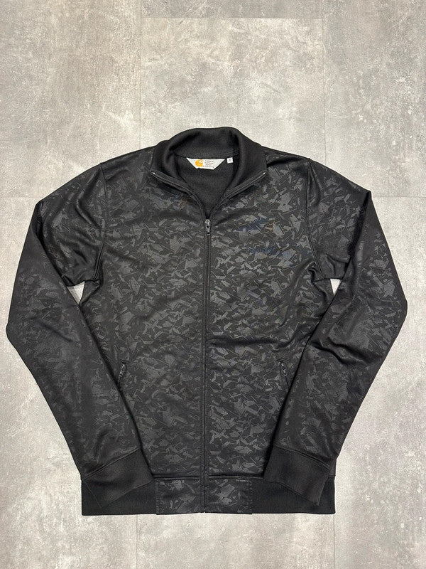 Like New Vintage (2003) Carhartt Embroidered Zip Collared Sweat S