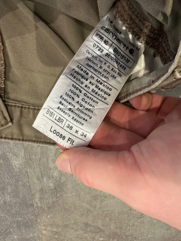 Carhartt Baggy B151 LBR Single Knee Cargo Carpenter Jeans w38