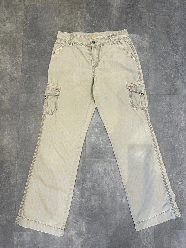 Carhartt Baggy RipStop Aviation Pant Single Knee Cargo Carpenter Jeans w26