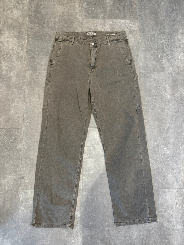 Brand New Carhartt Baggy Single Knee Cargo Carpenter Jeans Washed Grey w30