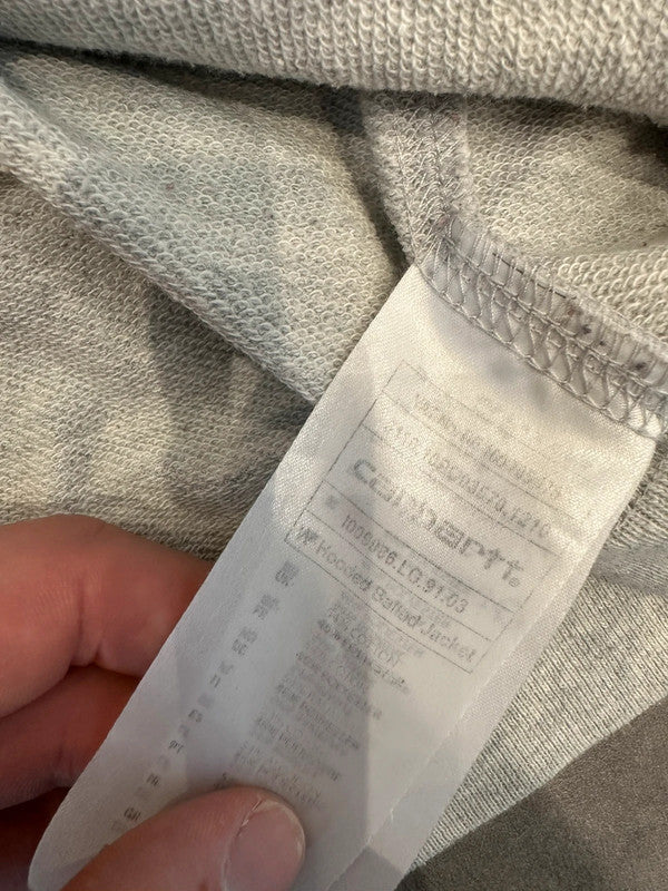 Vintage Carharrt Embroidered Script Hooded Ballad Jacket Sweat S