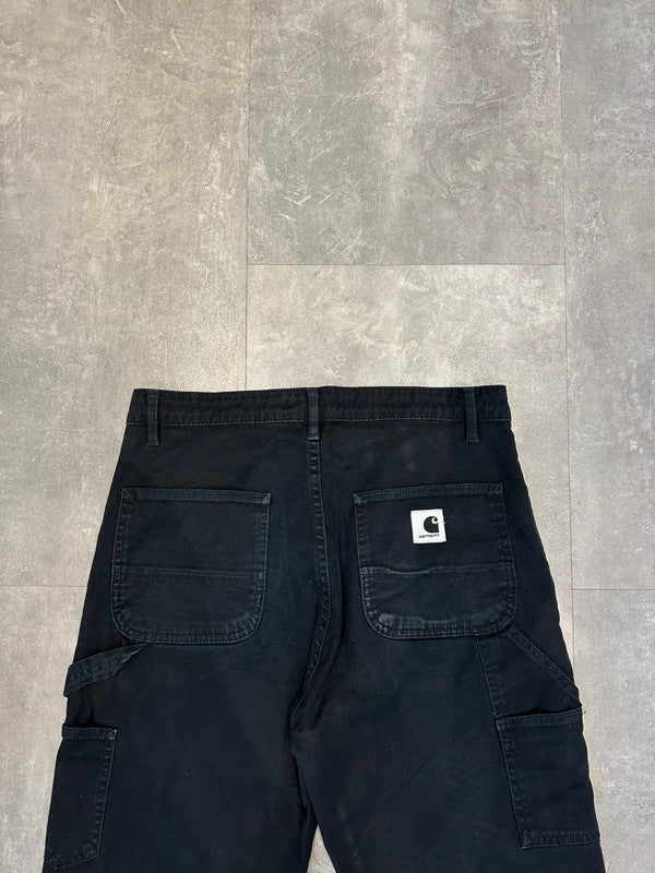 Carhartt Baggy Single Knee Cargo Carpenter Jeans Black w26