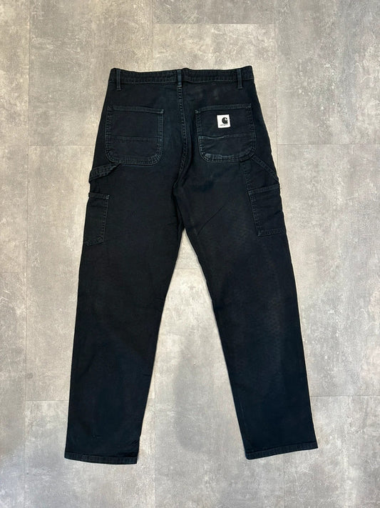Carhartt Baggy Single Knee Cargo Carpenter Jeans Black w26