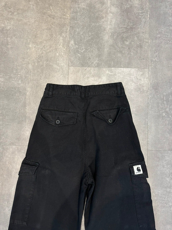 Carhartt Baggy Collins Pant Cargo Single Knee Carpenter Jeans Black w26