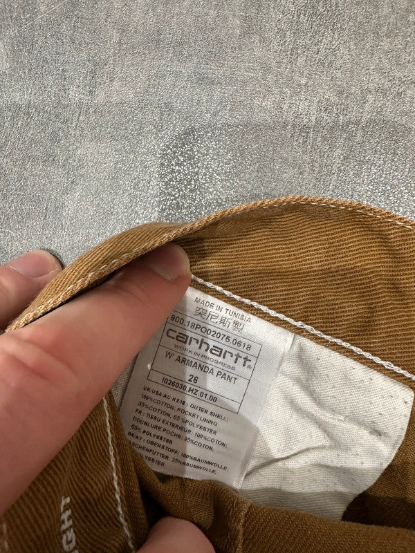 Carhartt Baggy Armanda Pants Single Knee Cargo Carpenter Jeans w26