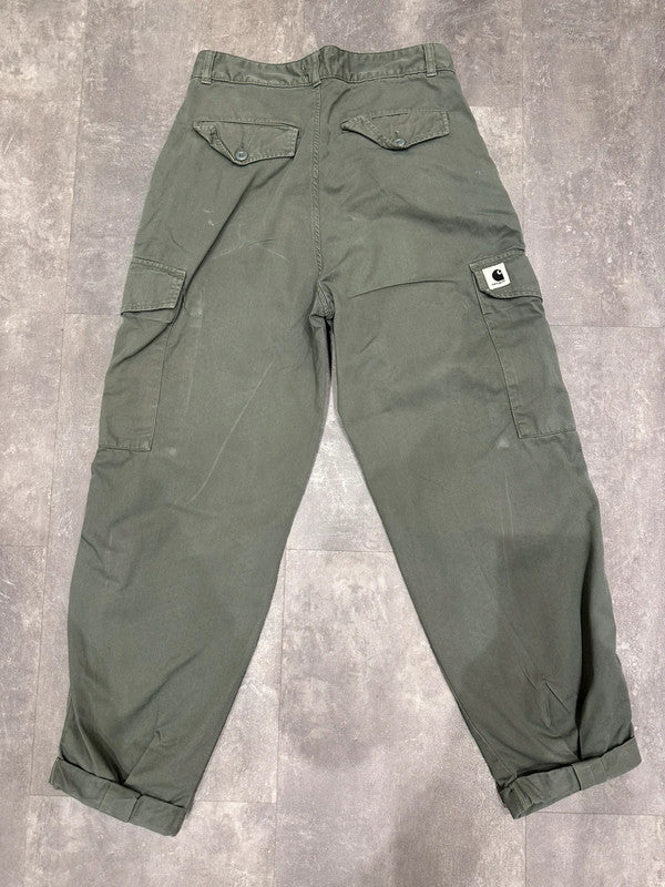 Carhartt Baggy Collins Pant Cargo Single Knee Carpenter Jeans Khaki w30
