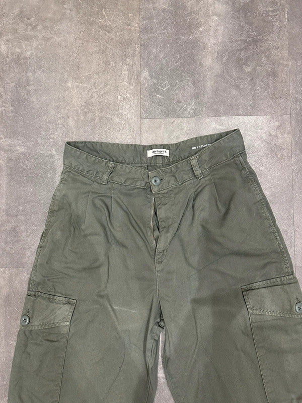 Carhartt Baggy Collins Pant Cargo Single Knee Carpenter Jeans Khaki w30